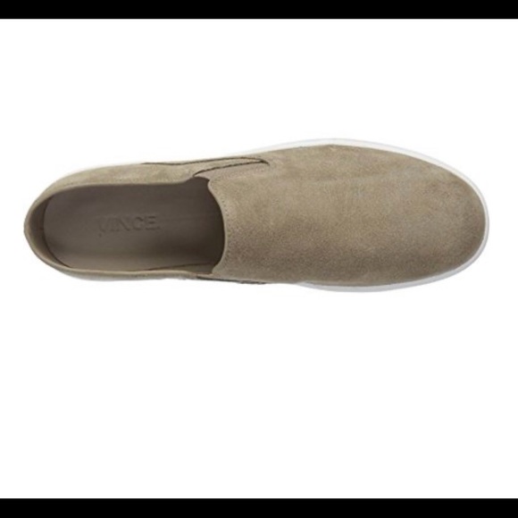 Vince Verrell Woodsmoke Suede Slip On Sneaker Sz 8 - Picture 2 of 8